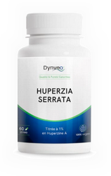 Un flacon de complément alimentaire à base d'Huperzia serrata de la marque Dynveo.