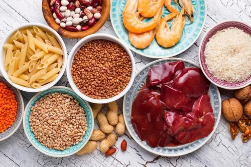 Aliments riches en cuivre : pâtes, céréales, foie, crevettes, légumineuses, oléagineux, etc.