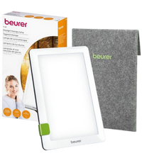 Lampe de luminothérapie sous forme de tablette de la marque Beurer.