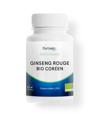 Flacon de Ginseng BIO Coréen de la marque Dynveo.